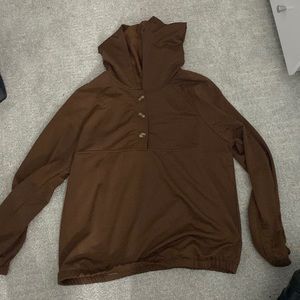 Xl brown shein hoodie